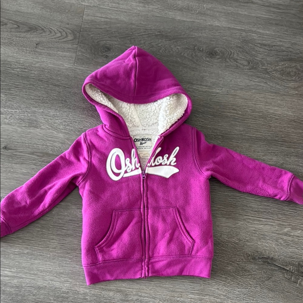 OshKosh B'gosh Pink Fleece-Lined  cardigan